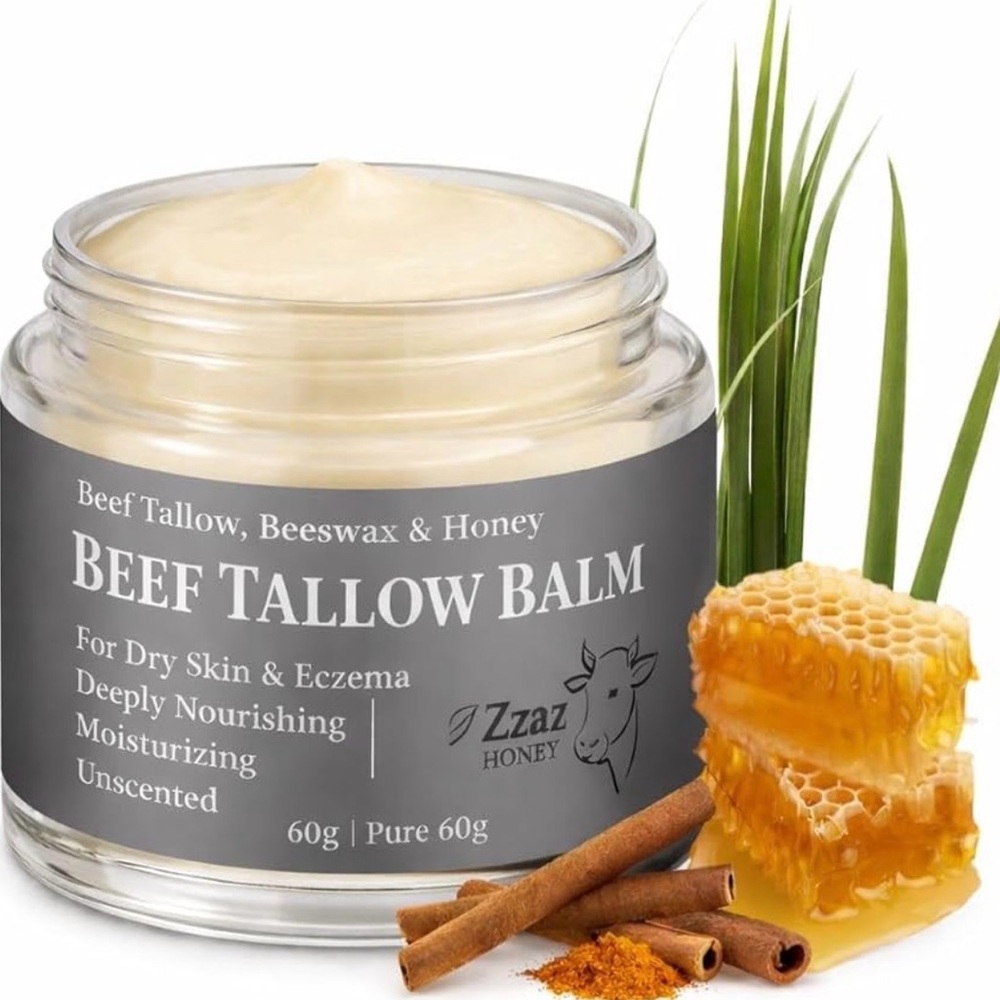 Beef Tallow Moisturizer 4oz/120g- Unscented Naturally Derived